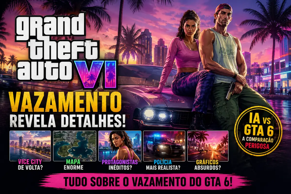 GTA 6, GTA VI, vazamento GTA 6: o risco real da Rockstar com IA 😳