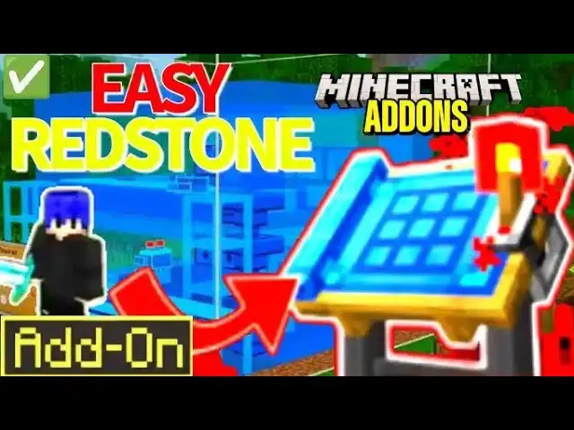 COMO CRIAR QUALQUER FARM AUTOMÁTICA COM O ADDON EASY REDSTONE MINECRAFT 😳