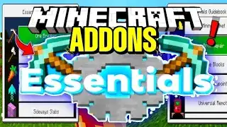COMO BAIXAR E INSTALAR ADDON ESSENTIALS PARA MINECRAFT BEDROCK MCPE 😳
