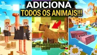 COMO TER NOVOS ANIMAIS NATURALISTIC ADDON MINECRAFT BEDROCK EDITION (MCPE) 😳