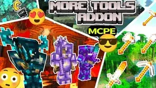 Addon ADICIONA +1K de FERRAMENTAS MINECRAFT BEDROCK EDITION MCPE 😳