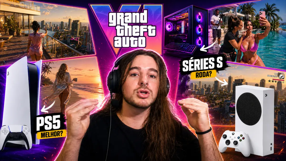 NÃO compre console para GTA 6 antes de ver isso: PS5, PS5 Pro, Xbox Series S, Series X ou PC?