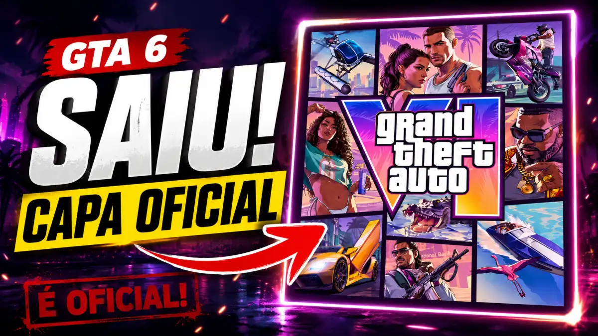GTA 6: pré-venda começa em 25 de junho e Rockstar revela a capa oficial do jogo