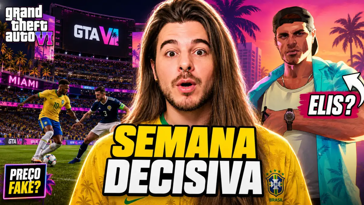GTA 6: essa pode ser a semana mais importante do jogo até agora? Marketing na copa do Brasil em Miami, novo personagem e preço fake